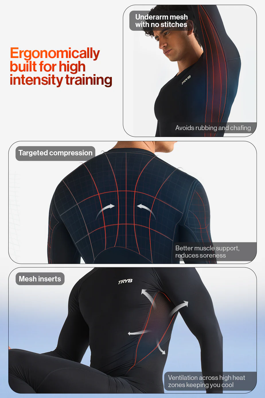 Compression Full Sleeve Top (2 Pack) - Image 13