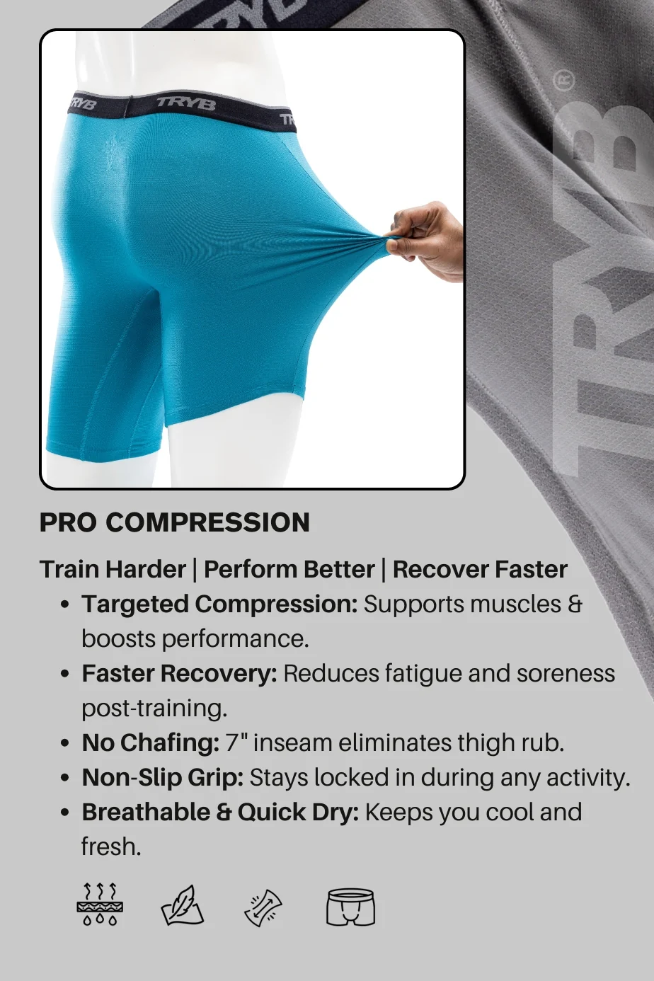 Pro - Compression Series 1 - Long Boxer - Image 12